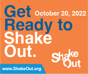 A flyer advertising this years Shakeout.