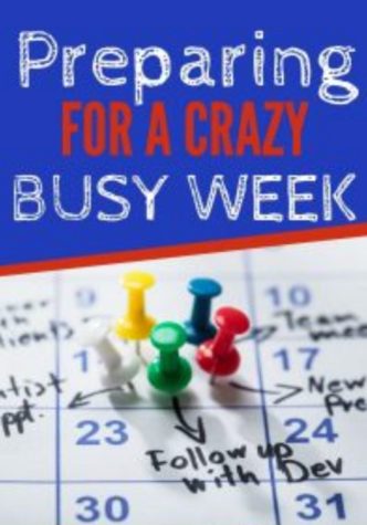 busy week graphic