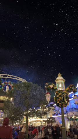 christmastime at disneyland