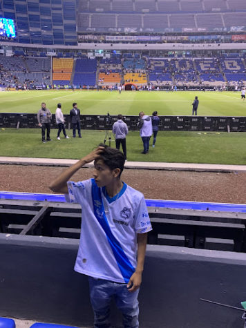 teen watches world cup game