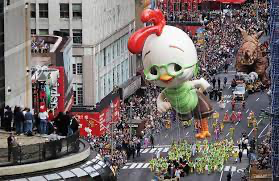 Iconic Chicken Little Character in Macy's Thanksgiving Day Parade