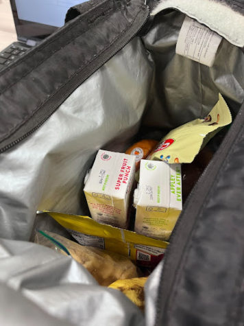 A delicious lunch selection that a student packed for themselves