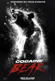 cocaine bear movie poster