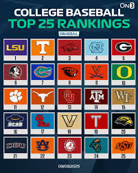 The updated 2025 NCAA Baseball Top 25 Rankings are brimming with surprises as blueblood schools battle it out for supremacy. Who will rise, and who will fall as the season reaches its boiling point?(NCAA.com)