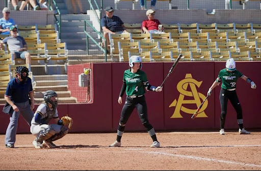 Jenny batting at Arizona State for Portland State as a Senior in 2022 (Hal'e Martin)
